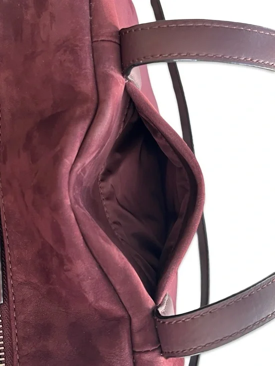 MZ Wallace Nubuck Astor Satchel Satchel Bag with Extra Strap and Pouch - Picture 11 of 17